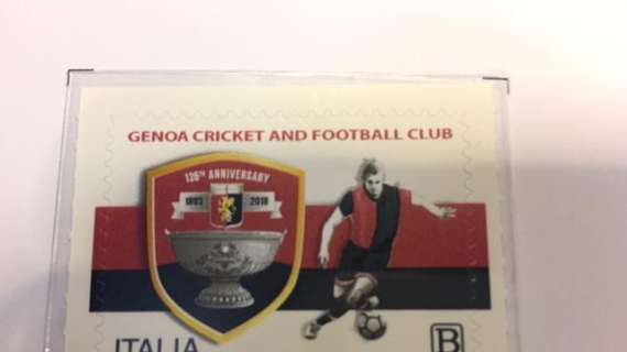 TMW - Genoa, un francobollo rossoblu per i 125 anni del club