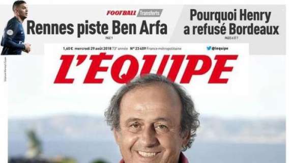 L'Equipe intervista Platini: "Non difendo che il gioco"