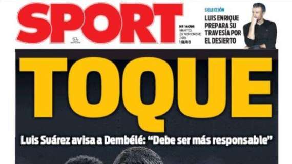 Sport e la tirata d'orecchie di Suarez a Dembelé: "Sia più responsabile"
