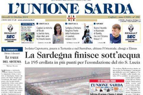 L'Unione Sarda: "Bene l'esordio in Nazionale di Barella"
