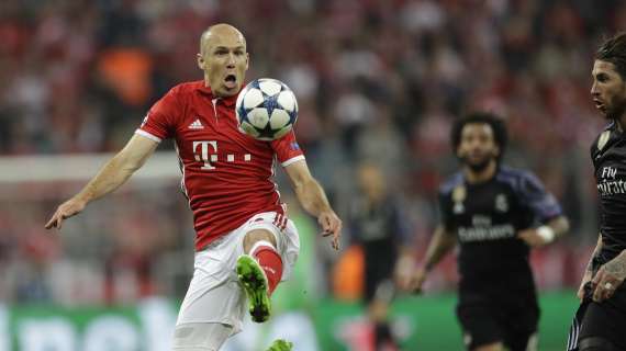Bayern Monaco, Robben: "Con il Real ancora tutto aperto"
