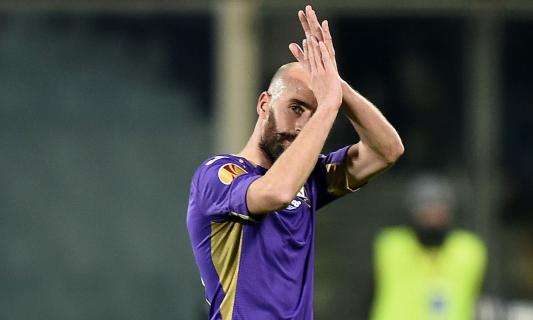 Fiorentina, Borja Valero out per un risentimento muscolare