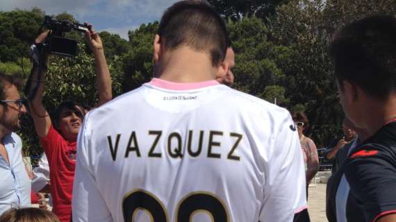 Palermo, Vazquez: "Il gruppo c'è e da seconda punta mi trovo bene"