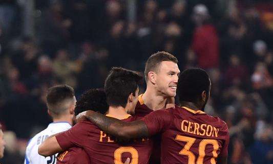 Roma-Pescara 2-0, squadre a riposo: giallorossi avanti all'intervallo