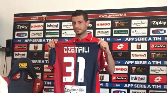 Fotonotizia - Genoa, Dzemaili si presenta: maglia numero 31 in rossoblù