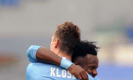 Lazio-Inter 1-0, Klose-gol all'8'. Difesa nerazzurra immobile