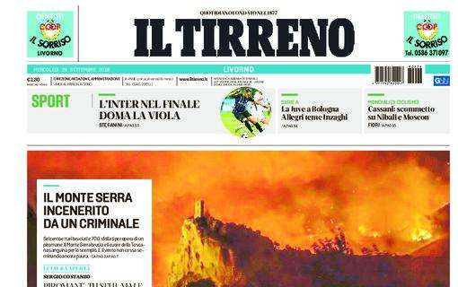 Il Tirreno: "Livorno si arrende al Lecce, esplode la rabbia dei tifosi"