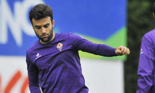 Fiorentina, Giuseppe Rossi lavora con il pallone. Pepito sta tornando