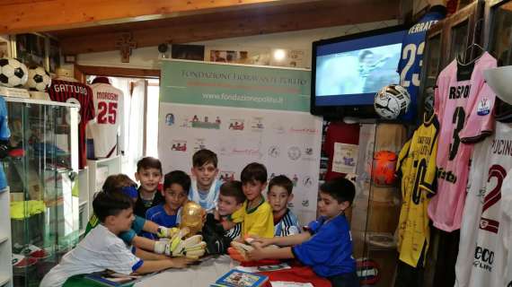 Mondiali: bambini gridano "forza azzurri" al 'museo Andrea Fortunato'