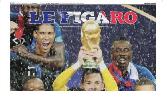 Francia campione, Le Figaro: "Il giorno della gloria è arrivato"