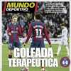 Mundo Deportivo: "Goleada terapéutica"