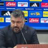 Gattuso: "El campo es una excusa; no está mal. Mejor menos vistosos, pensemos en...