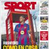 Sport: "Rashford, como en casa"