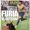 Mundo Deportivo: "Furia blaugrana"