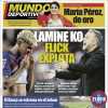 Mundo Deportivo: "Lamine KO, Flick explota"