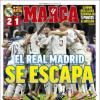 Marca: "El Real Madrid se escapa"