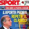 Sport: "Laporta pedirá repetir el Clásico"