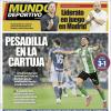 Mundo Deportivo, Ed.Guipúzcoa: "Pesadilla en La Cartuja"