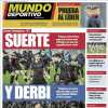 Mundo Deportivo: "Suerte y derbi"