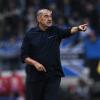 El Sarri menos esperado. Guiño con Zenga: «En la tele siempre quiero irme, pero contigo...