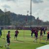 AS Roma, último entrenamiento en Trigoria: las imágenes. Soulé sigue con trabajo...