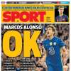 Sport: "Marcos Alonso OK"