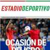 Estadio Deportivo: "Ocasión de peligro"