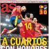 As: "A cuartos con honores"