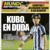 Mundo Deportivo, Ed.Guipúzcoa: "Kubo en duda"