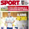 Sport: "Alarma Olmo"