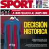 Sport: "Decisión histórica"