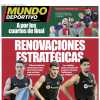 Mundo Deportivo: "Renovaciones estratégicas"