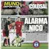 Mundo Deportivo, Ed.Vizcaya: "Alarma Nico"