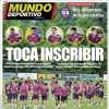 Mundo Deportivo: "Toca inscribir"