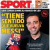 Sport: "Tiene sentido que vuelva Messi"