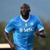 SSC Napoli: Lukaku se entrena con el grupo en la víspera del duelo ante el FC Copenhague....