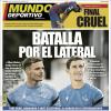 Mundo Deportivo, Ed.Guipúzcoa: "Batalla por el lateral"