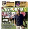 L'Esportiu, Ed.Girona, Quique Cárcel: "Estoy a muerte con Michel"