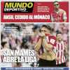 Mundo Deportivo, Ed.Vizcaya: "San Mamés abre la Lilga"