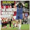 Mundo Deportivo, Ed.Vizcaya: "Fue bonito mientras duró"