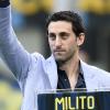 Milito, en la sede del Inter FC: cumbre con Marotta por el futuro de Carboni