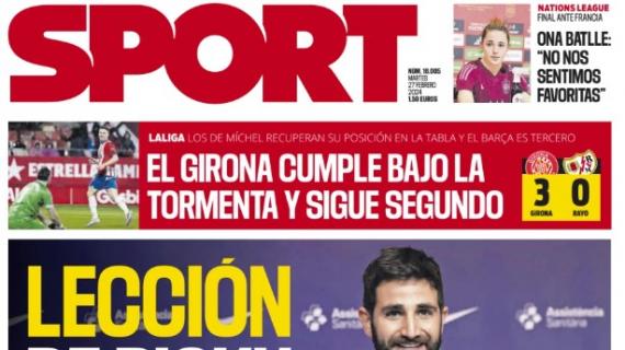 Sport: "El Girona cumple bajo la tormenta y sigue segundo"