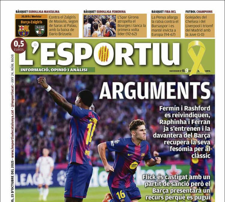 L'Esportiu: "Argumentos"