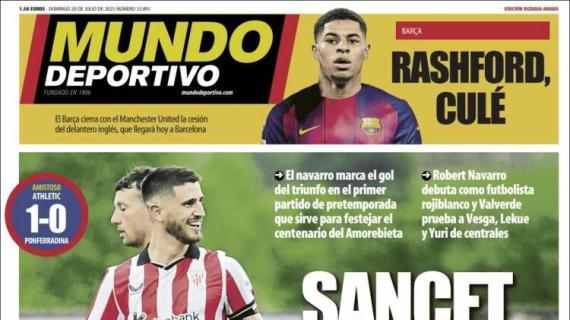 Mundo Deportivo, Ed.Vizcaya: "Sancet sigue de dulce"