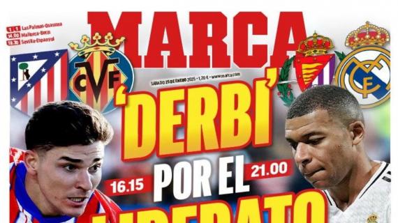 Marca: "'Derbi' por el liderato"