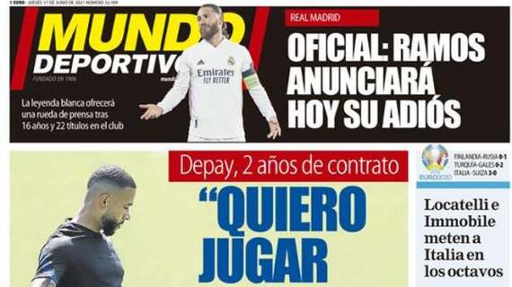 Mundo Deportivo, Depay: "Quiero jugar para Koeman"
