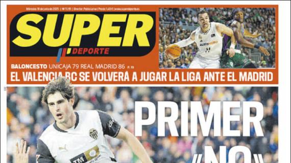 Superdeporte: "Primer 'no' al Milan por Guerra"