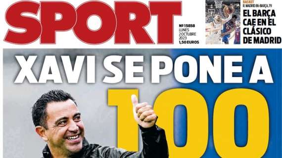 Sport: "Xavi se pone a 100"