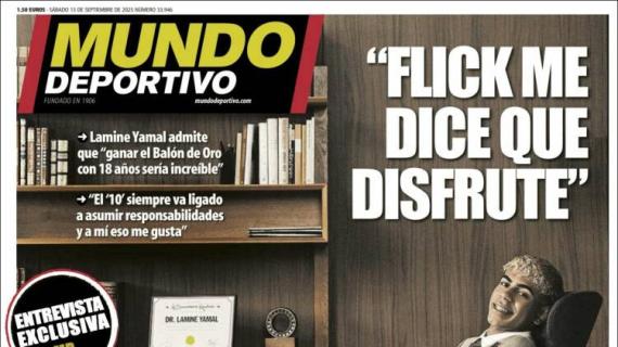 Lamne Yamal en Mundo Deportivo: "Flick me dice que disfrute"