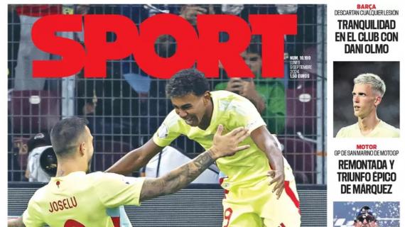 Sport: "Lamine y Ferran Torres se exhiben"